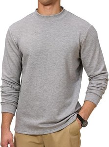 Veste en cuir noire pour homme, style motard, manches longues, col montant, fermeture éclair, coupe classique - Product Image 2