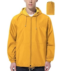 SFIVE INDUSTRIES High Quality Oversized Coated <b>Thin</b> <b>Waterproof</b> Breathable Windbreaker <b>Jacket</b> Outdoor - Product Image 1