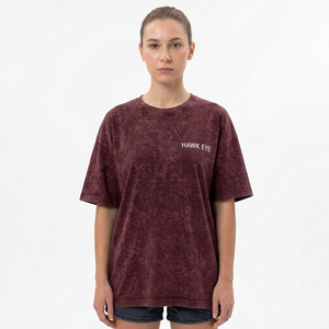 Camisetas Personalizadas al por Mayor para Mujer, Camisetas Extra Grandes de Algodón Grueso con Lavado Ácido, Camisetas Vintage con Diseño Gráfico Personalizado - Product Image 4