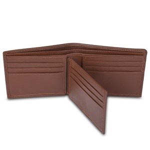 Portefeuille bifold en cuir véritable pour hommes et femmes, fait main, en cuir de vachette, fin, pliable, avec porte-cartes et poche à monnaie - Product Image 4