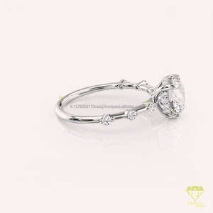 Anillo de Compromiso de Moissanita de Lujo al por Mayor para Novias y Celebraciones de Boda Memorables Disponible al Mejor Precio - Product Image 6