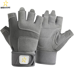 Anti-Slip Fingerless Gloves for Weightlifting, Men's Workout Gloves Weight Lifting Gloves Gym Gloves for Men, Exercise Gloves - Product Image 1