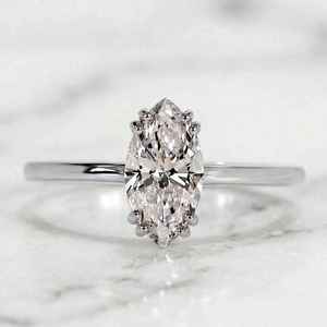 Anillo de Oro Sólido de 9K con Diamante Cultivado en Laboratorio de Corte Redondo de 3 Quilates, Chapado en Rodio, Estilo Vintage, para Novias, Bodas, Fiestas y Colección de Regalos - Product Image 3