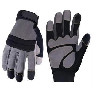 Guantes de Seguridad Reflectantes de Piel de Oveja para Trabajo, Construcción, Protección Personal, Montaje y Conducción - Product Image 5