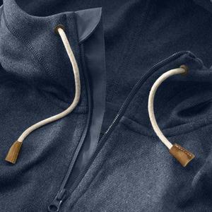 Chaquetas transpirables impermeables de lana Polar 100% de alta calidad, Sudadera con capucha de lana de estilo informal personalizado de fábrica, sudadera para hombre frontal - Product Image 6