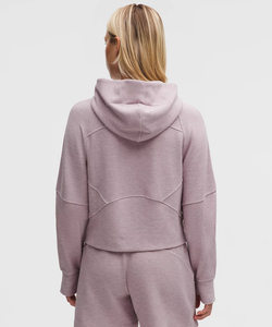 Sudadera con Capucha para Mujer, Cierre de Cremallera, Color Sólido, Tejida, 100% Algodón Orgánico, Manga Larga, Largo Regular, Invierno, Estampada con Cuentas - Product Image 3