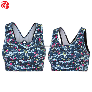 Soutien-gorge de sport à col licou simple Meilleure vente Vêtements de fitness et de yoga Vêtements et accessoires Soutien-gorge de sport sublimé - Product Image 3