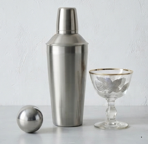 Shaker à cocktails en métal très vendu, outil de bar en acier inoxydable, meilleur prix, ensemble shaker et doseur à cocktails plaqué argent - Product Image 3