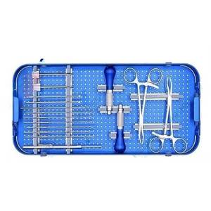Instruments chirurgicaux orthopédiques : Kit d'instruments pour plaque de fixation de reconstruction des côtes, pour chirurgie thoracique, réutilisable, pour chiens - Product Image 2
