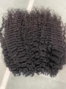 Extensiones de Cabello Texturizado Liso Rizado, Acabado Voluminoso, Sin Enredos, Lote al por Mayor, Natural, Ligero, Ecológico, a Granel - Product Image 2