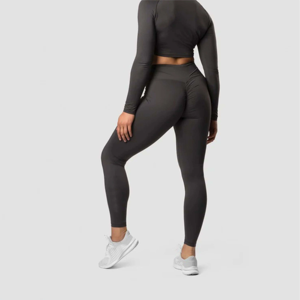 Leggings de yoga personnalisés pour femmes, extensibles, taille haute, pantalons de fitness, vêtements de sport, tenue confortable et flexible - Product Image 1