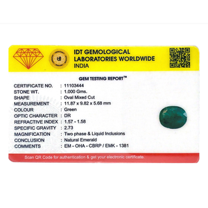 Certified Natural Zambian Emerald 5 Carat Loose Green Gemstone for Fine Jewelry - Product Image 4