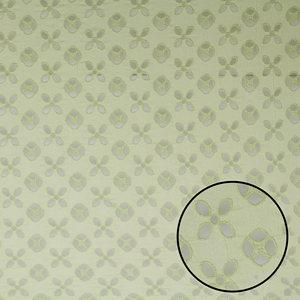Tela de Mezclilla de Algodón Tejida con Bordado Geométrico Azul Claro y Blanco, Transpirable y Ecológica para Vestidos de Verano - Product Image 2