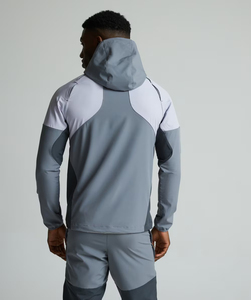 Survêtement de sport 2 pièces en nylon zippé pour homme, coupe-vent, imperméable, décontracté, de haute qualité, idéal pour l'automne et l'entraînement - Product Image 6