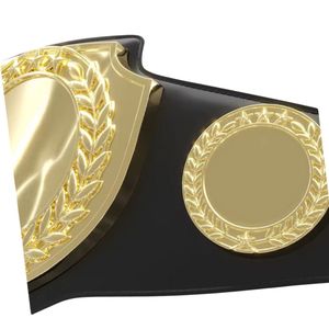 เข็มขัดแชมป์คลาสสิก WWW พร้อมเข็มขัดหนังสีดำออกแบบเองเข็มขัดมวยปล้ำคุณภาพระดับพรีเมียมสำหรับแฟนๆและนักสะสม - Product Image 5