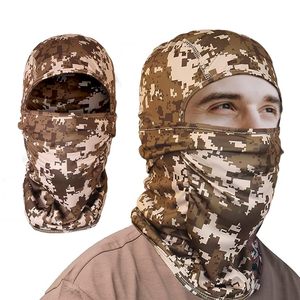 Pasamontañas de camuflaje, máscara facial de camuflaje para hombres y mujeres, protección UV contra el sol, bufanda para ciclismo, protector de cuello, pasamontañas transpirable para esquí. - Product Image 6