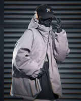 Veste technique imperméable personnalisée pour homme, style cyberpunk, streetwear, coupe-vent tactique, parka d'hiver fonctionnelle à capuche pour l'extérieur