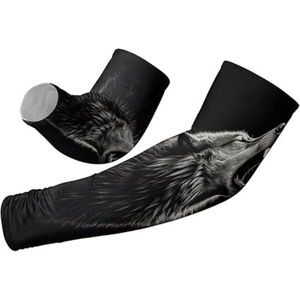 Mangas de brazo color esmeralda, tela refrescante, protección UV, elásticas y duraderas, perfectas para correr, ciclismo y entrenamientos de fitness. - Product Image 1