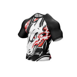 Rashguard pour homme à séchage rapide imprimé par sublimation 2026 avec logo personnalisé pour entraînement MMA, NO-GI, Grappling, Jiu Jitsu, BJJ - Product Image 5