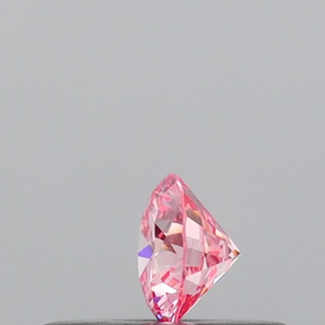 Diamant de laboratoire de 1,00 carat, couleur rose vif fantaisie, taille brillant rond, clarté VS1, certifié IGI, prix de gros. - Product Image 2