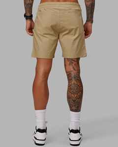 Shorts Bermuda pour Homme en Polyester Tissé, Couleur Unie Kaki, Séchage Rapide, Taille à Cordon, Style Décontracté, Taille Mi-Haute, OEM - Product Image 4