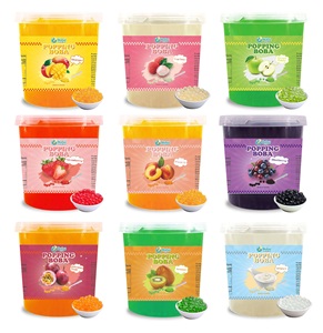 Taiwanian <b>Bubble</b> Tea Supplier's Juicy Popping <b>Boba</b> Juice for Muffin Tops Bottle Packaging HALAL/HACCP Certified 12 Months Shelf - Product Image 5