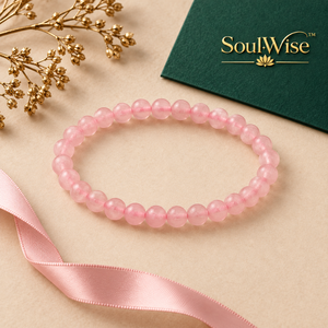 Bracelet classique et tendance à perles avec serti en canal, forme géométrique, pierre naturelle rose, bijou unisexe, cadeau - Product Image 6
