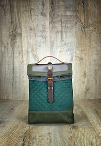 Personalized Vintage Style <b>Lunch</b> <b>Bag</b> Designer Waxed Canvas <b>Bag</b> <b>For</b> Workers LCLB-0049 - Product Image 5