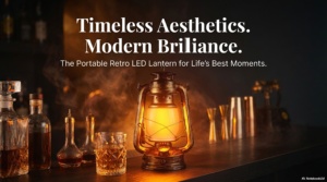 Lanterne de camping LED rétro portable, étanche IP33, à intensité variable, 3 modes, imitation de flammes, rechargeable Type-C, lumière de jardin en ABS, 10-15 - Product Image 6