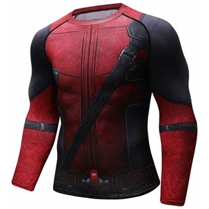 เสื้อรัดรูปผู้ชายทรงสลิมฟิตสำหรับ MMA ออกกำลังกาย ผลิตจากผ้าสแปนเด็กซ์และโพลีเอสเตอร์ แขนสั้น พิมพ์ลายด้วยเทคนิค Heat-Transfer ระบายอากาศได้ดี ออกแบบลายพิมพ์ได้ตามต้องการ - Product Image 4