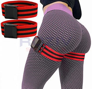 Bandes de Résistance Moyennes en Nylon Écologiques et Très Élastiques pour Exercices de Fitness, Personnalisables, pour le Renforcement des Hanches et des Fessiers (Cercle de Yoga) - Product Image 6