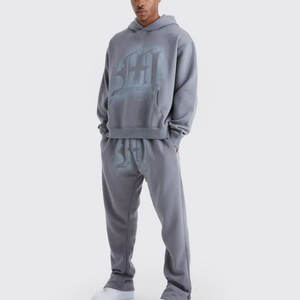 Sensación de lujo a precios de mayorista: Conjuntos deportivos personalizados con logo para hombre, chándales de 2 piezas para hombre - Product Image 6