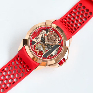 Elegant and Romantic Business Luxury Rose Gold Bezel Casual Banquet <b>Skeletonized</b> <b>Automatic</b> Mechanical Men's <b>Watch</b> - Product Image 4