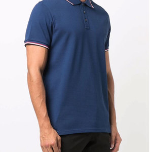 Polo pour homme extensible dans les quatre sens, personnalisé, décontracté, uniforme, tissu doux, OEM ODM, vente en gros - Product Image 4