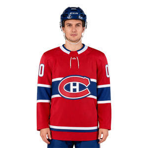 Maillot de hockey sur glace pour hommes avec logo personnalisé, vente en gros, séchage rapide, respirant, pour équipe - Product Image 2