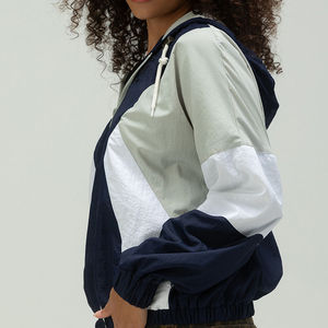 Hot Selling Women's Color Blocked Windproof Windbreaker Jackets New Fashion Long Sleeve Breathable Spring Outdoor Sports Jacket - Product Image 6