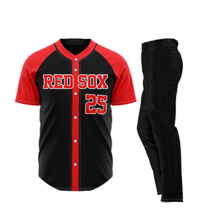 Conjunto de Uniforme de Béisbol Personalizado, Pantalones y Camiseta, Impresión por Sublimación OEM ODM, Ropa Deportiva para Equipos, Fabricante Mundial Directo de Fábrica - Product Image 1