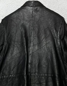 Chaqueta de Cuero John Ashford para Hombre, Chaqueta Clásica de Cuero Genuino, Chaqueta Casual de Motociclista - Product Image 2