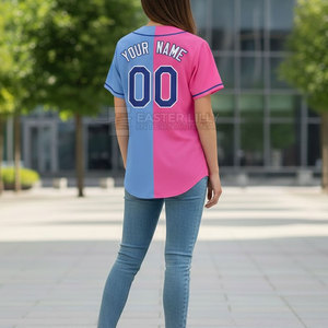 Vente directe d'usine, maillot de softball à manches courtes, nouveau style, vêtements de sport pour femmes, maillot de softball - Product Image 4