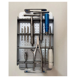 Kit d'outils manuels en acier inoxydable pour le retrait de vis orthopédiques chirurgicales, réutilisable, pour l'extraction de vis osseuses - Product Image 4
