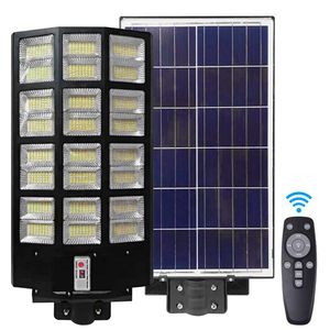 Commercial IP67 LED Solar Street Light Dusk Dawn Road Lamp Eco-Friendly with High Visibility - Product Image 1