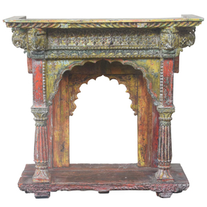 Haswani Handicrafts Wooden Temple Hand Carved Solid Wood Home <b>Mandir</b> - Product Image 1