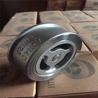 Válvula de Retención de Tipo Wafer de Acero Inoxidable Industrial SS304 PN16 con Resorte para Agua, Aceite, Vapor y Tuberías Químicas