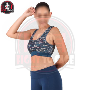 Women Active Wear Sublimation Workout Gym Fitness <b>Bra</b> Full Coverage High Support Breathable Eco-Friendly Front Highest Quality - Product Image 2