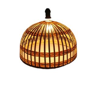 Lámpara colgante de diseño chino tradicional, lámpara de ratán, pantalla tejida de bambú para cocina, Hotel, Villa, hecho a mano, Vietnam - Product Image 4