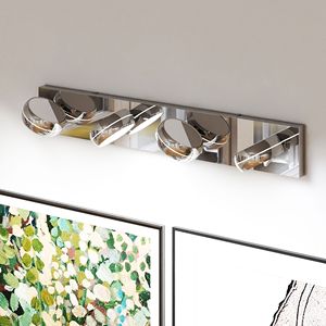 Lampada LED da 28 Pollici per Specchio da Bagno, 18W, 4 Luci, Illuminazione per Bagno con Specchio - Product Image 3