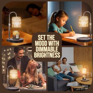 Electric <b>Dimmer</b> Candle Warmer Lamp for Home Warmth-Mom Christmas Birthday Gift for Women - Product Image 6