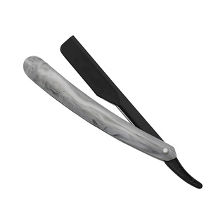 High Demanded OEM Acceptable Wood Handle Professional Safety Barber Straight <b>Razor</b> Stainless Steel Single Edge Face Body Shaving - Product Image 1