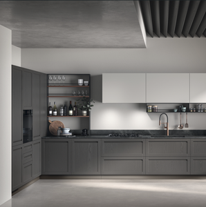 Juego Completo de Muebles de Cocina Europeos Modernos RTA Personalizados de JY Project, Gabinetes Modulares Shaker de Lujo para Hoteles y Restaurantes con Cajones Deslizantes - Product Image 3