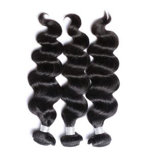 ผมต่อแบบลอนคลื่นธรรมชาติ เรมี่แฮร์ สีดำนุ่ม 3 มัด - Product Image 1